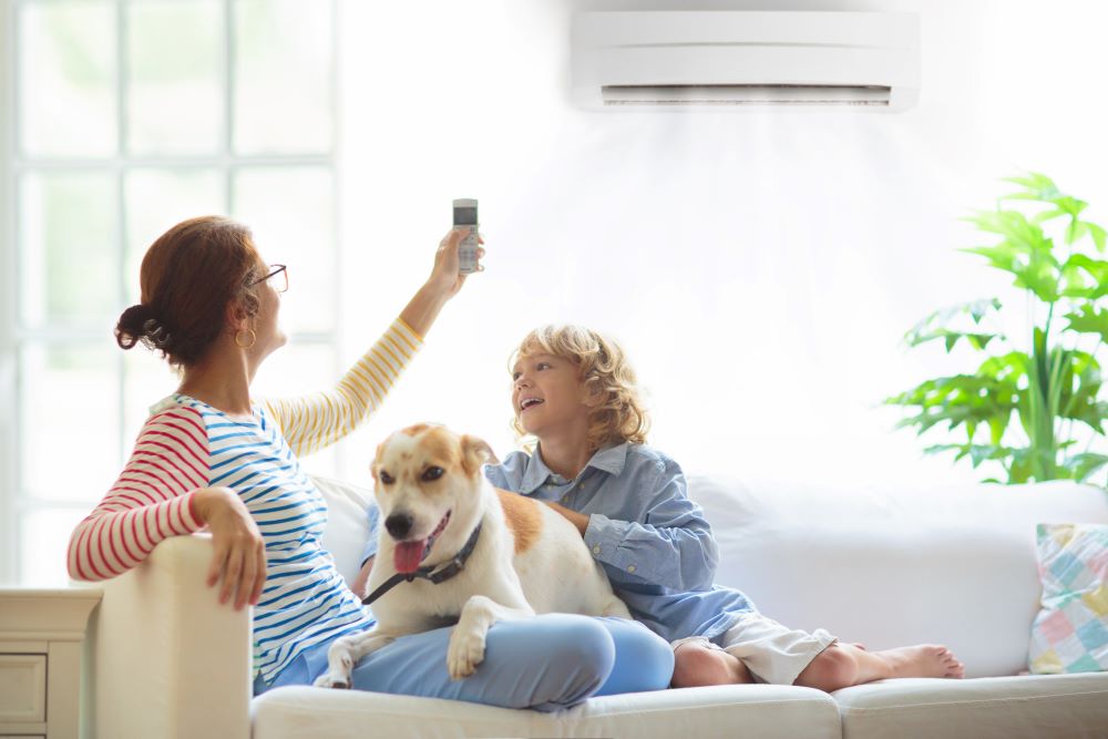 Professional ducted reverse cycle air conditioning installation